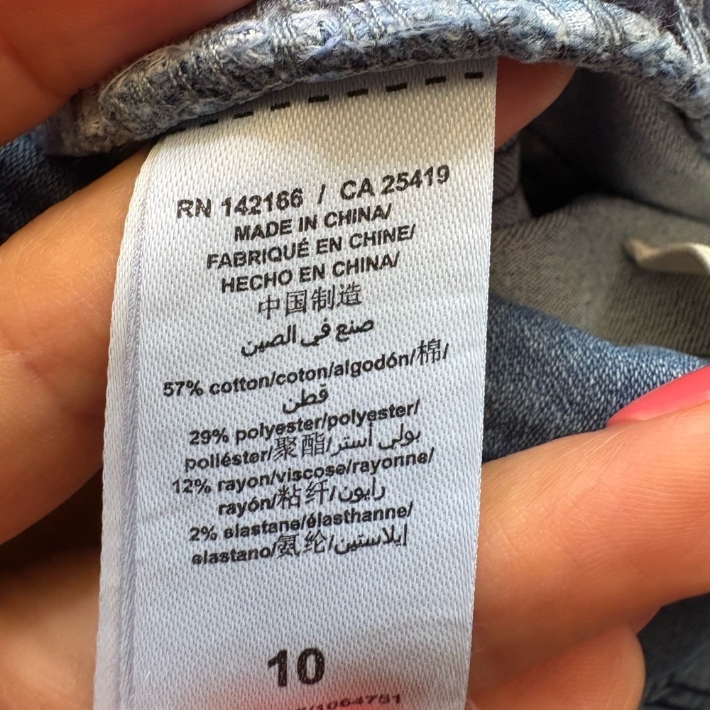 Habitual Kids
Girls' Fallyn Wrap Wide Leg Denim Pants cotton mix material sz 10 - Picture 10 of 12